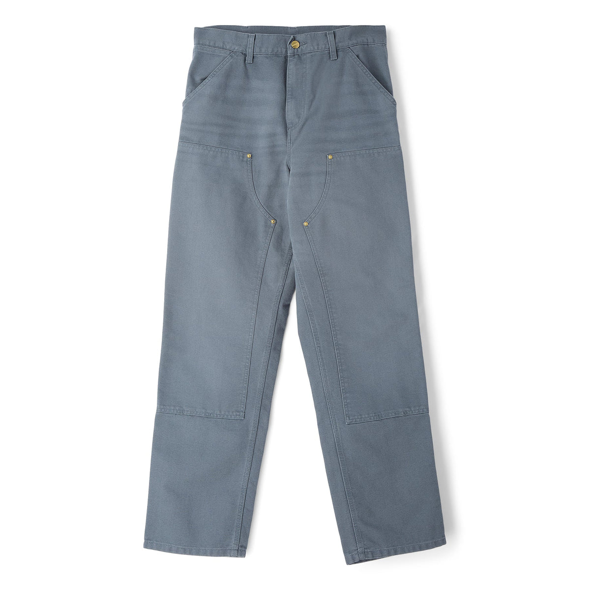 Carhartt WIP Double Knee Pant (Cozy Blue (Stone Canvas))