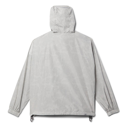 A Bathing Ape Solid Color Nylon Hooded Jacket (Gray)